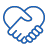 Heart and Hand Icon